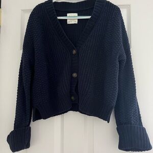 Abercrombie & Fitch Dark Navy knit Cardigan